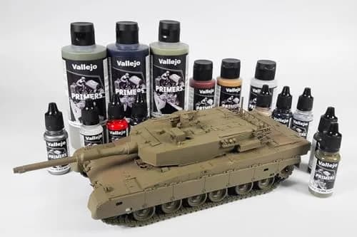 Vallejo White Acrylic Surface Primer 18 ml (0.6 fl oz) | Matte Finish for Airbrushing & Models thumbnail 3