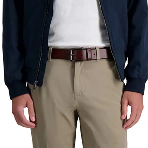 Dockers Mens Leather Casual Belt Brown 36 (1.5 inch) | Everyday Style with Roller Buckle thumbnail 6