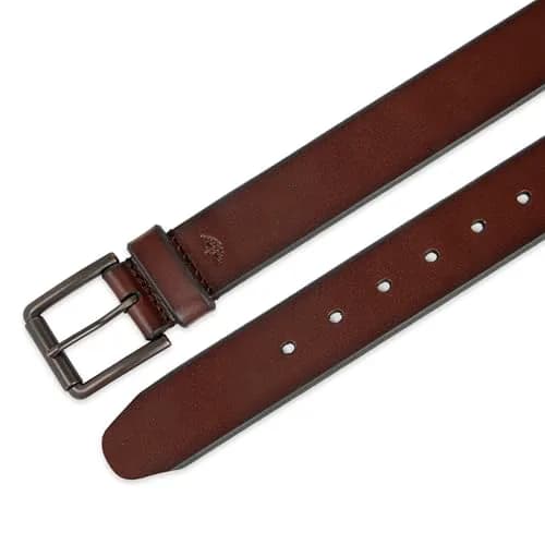 Dockers Mens Casual Belt 38 US | Classic Leather, Silver Buckle, 1.5" Wide thumbnail 5