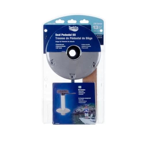 attwood Swivl-Eze 238 Series Boat Pedestal Seat Kit 23813-7, One Size | Aluminum 13-inch Seat Post for Marine Use thumbnail 5