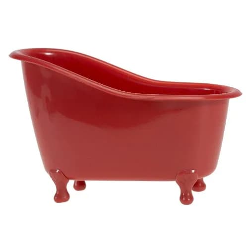 Freida and Joe Red Pomegranate Home Spa Bath Basket | Bath & Body Set for Women with Shea & Vitamin E (5 Piece Set) thumbnail 3