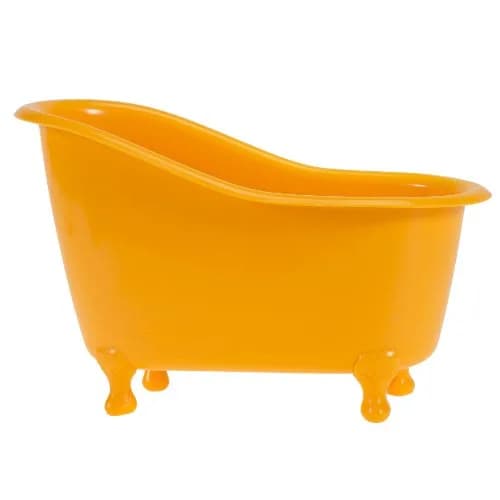Freida and Joe Tropical Mango Pear Fragrance Set in Orange Tub | Luxurious Bath & Body Collection thumbnail 4