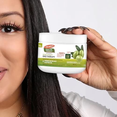 Palmer's Olive Oil Formula Gro Therapy Hair & Scalp Balm 520ml (17.6 Fl Oz) | For Dry, Frizzy, Damaged Hair thumbnail 4