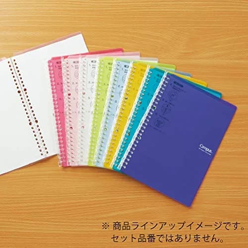 Kokuyo Smart Ring Binder, B5 Light Blue Binder Notebook, 25 Sheets Capacity | Japanese Stationery Imported for India thumbnail 6