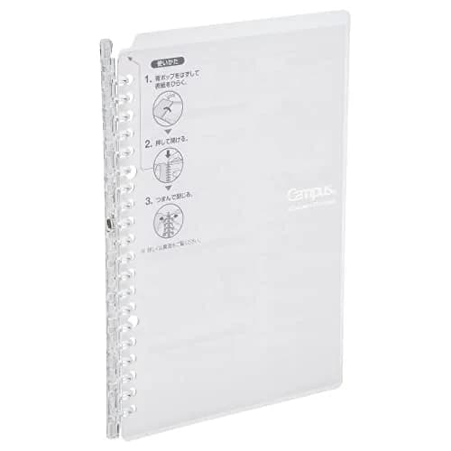 Kokuyo Smart Ring Binder B5 Clear Notebook 26 Holes | Acid-Free Paper thumbnail 1