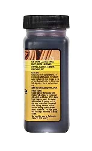 Fiebing's Orange Leather Dye 118ml (4 fl oz) - Alcohol-Based Penetrating Dye for Leather & Wood thumbnail 2