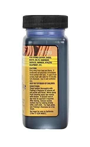 Fiebing's Light Blue Leather Dye 118ml (4 fl oz) - Alcohol-Based Penetrating Dye thumbnail 2