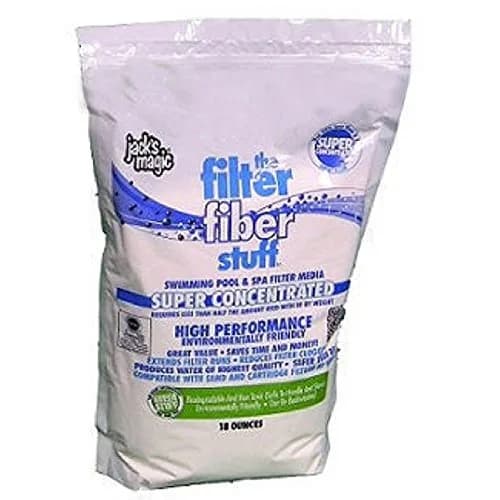Jack's Magic The Filter Fiber Stuff Pool Filter Media 18 Ounce (532ml) | Enhances Sand & Cartridge Filters thumbnail 1