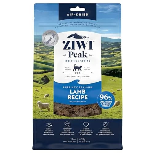 ZIWI Peak Air-Dried Lamb Cat Food 397g (14oz) | High Protein, Grain-Free, Ethically Sourced thumbnail 1