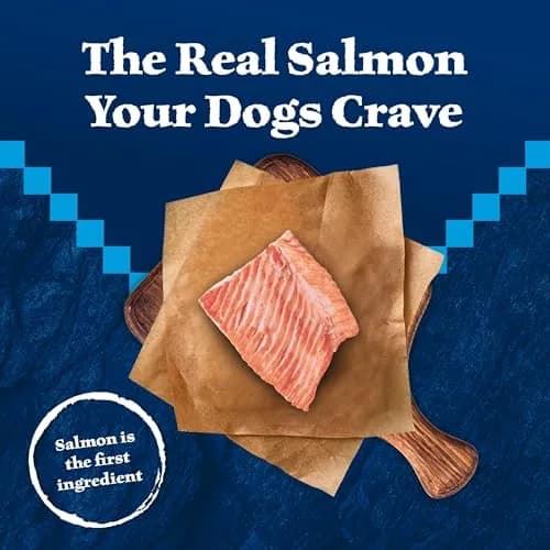 Blue Buffalo Wilderness Salmon Crunchy Dog Biscuits, Grain-Free, 283g (10 oz) | High Protein Nutrition for All Breeds thumbnail 3