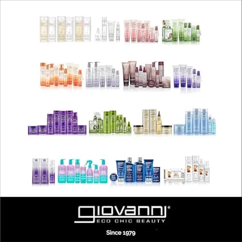 GIOVANNI Eco Chic Frizz Be Gone Super Smoothing Anti-Frizz Hair Serum 80ml (2.75 fl oz) | Adds Shine, Seals in Color, Vegan thumbnail 8