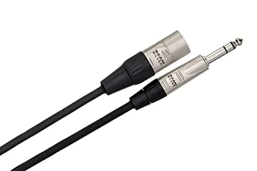 Hosa HSX-005 Pro Balanced Interconnect, REAN 1/4 Inch TRS to XLR3, 5 Feet | Studio-Grade Audio Cable for Live & Recording thumbnail 3