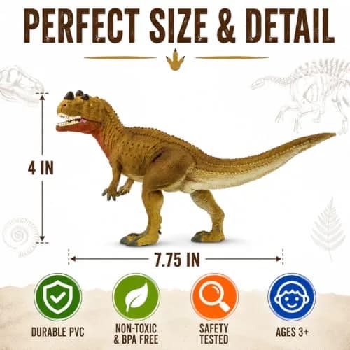 Safari Ltd. Ceratosaurus Figurine - Detailed 7.75" Dinosaur Figure for Kids 3+ | Educational Dinosaur Toy thumbnail 2