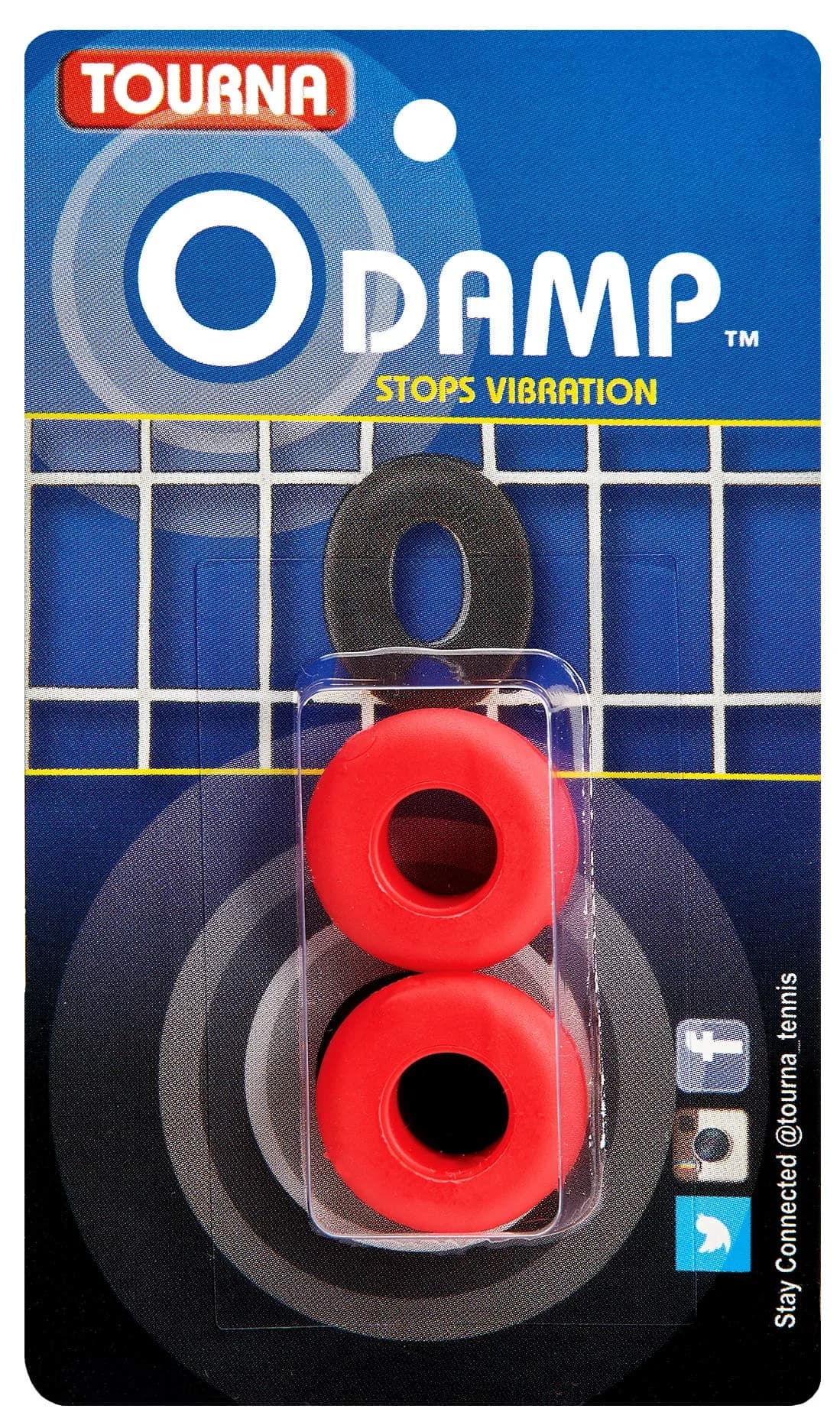 Tourna Unique Sports Sampras Vibration Dampener (Red) | Pete Sampras Tennis Accessory