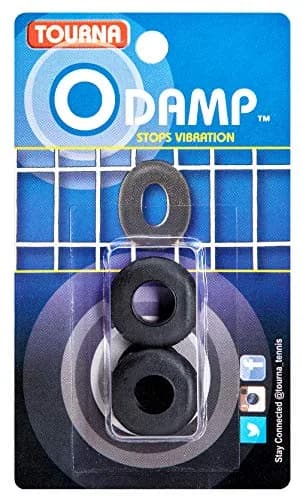 Tourna Sampras Vibration Dampener Black | Tennis Racquet Shock Absorber for Pro Players (4-Pack) thumbnail 1