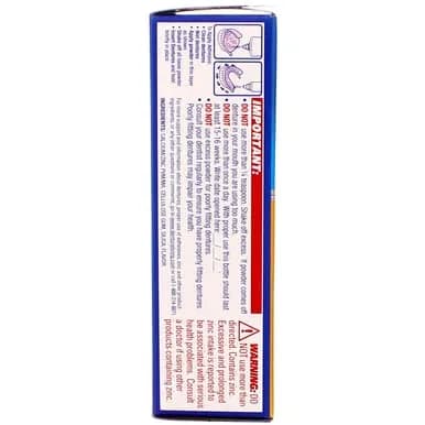 Fixodent Extra Hold Denture Adhesive Powder 2.7 oz (76.5 g) | Strong All-Day Hold thumbnail 6