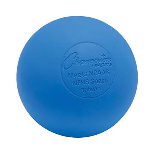 Champion Sports Official Lacrosse Balls Blue 130g (5.5oz) | NCAA, NFHS, SEI Certified thumbnail 1