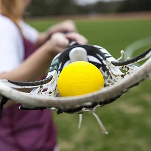 Champion Sports Official Lacrosse Balls - Yellow, 1-Pack (2.5 inch Diameter) | NCAA, NFHS, SEI Certified thumbnail 4