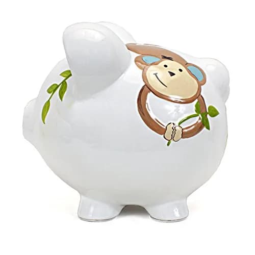 Child to Cherish Ceramic Piggy Bank for Boys (Jungle Jack) | Durable Ceramic Money Bank for Kids thumbnail 5