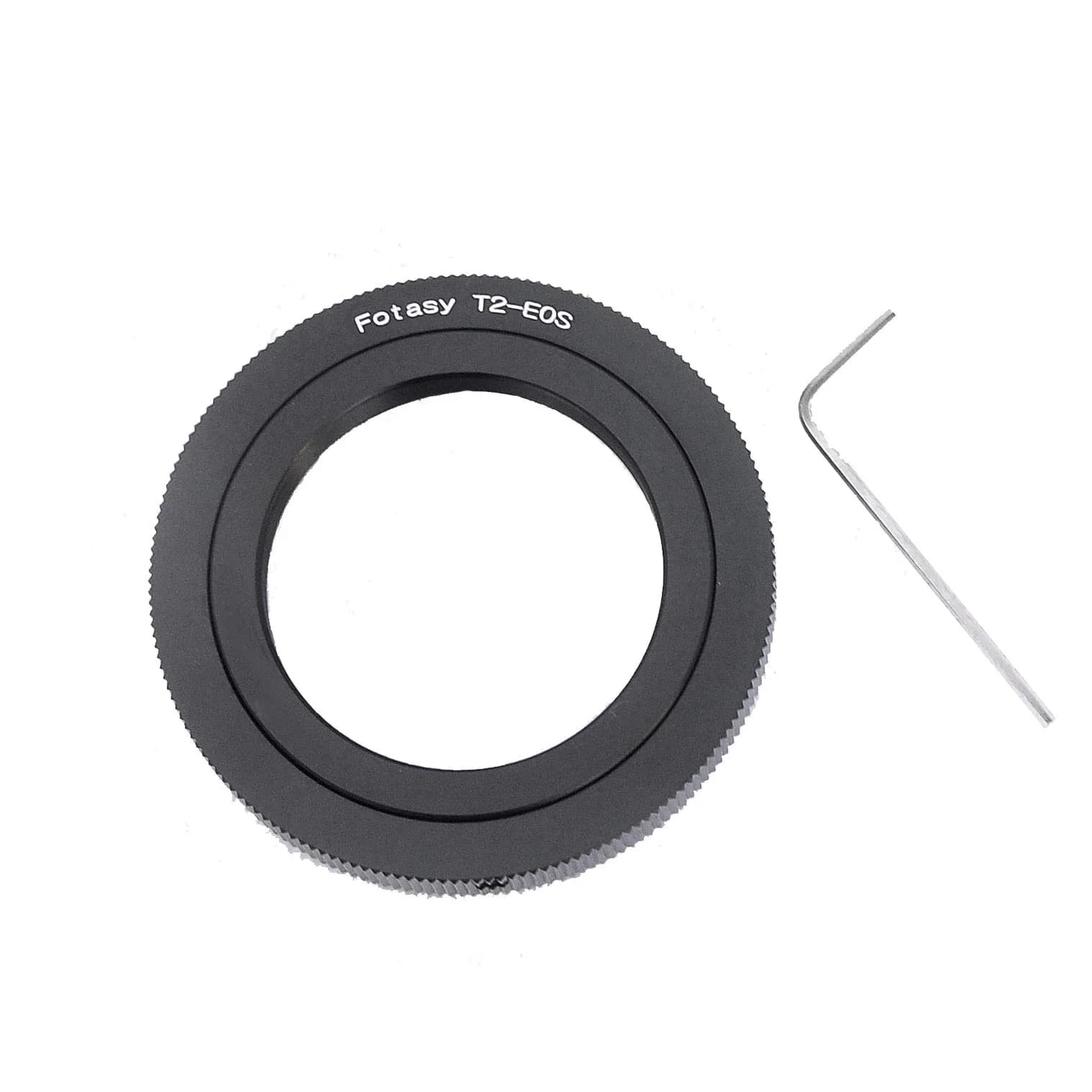 Fotasy T2 Lens to Canon EF/EF-S Mount Adapter | Manual Focus & Exposure Control for Canon DSLR Cameras - main product image