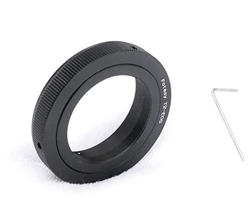 Fotasy T2 Lens to Canon EF/EF-S Mount Adapter | Manual Focus & Exposure Control for Canon DSLR Cameras thumbnail 2