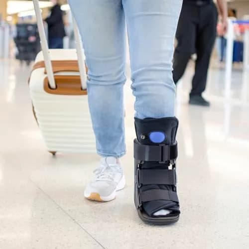 United Ortho USA14111 Short Air Cam Walker Fracture Boot | Extra Small, Black, Unisex thumbnail 3