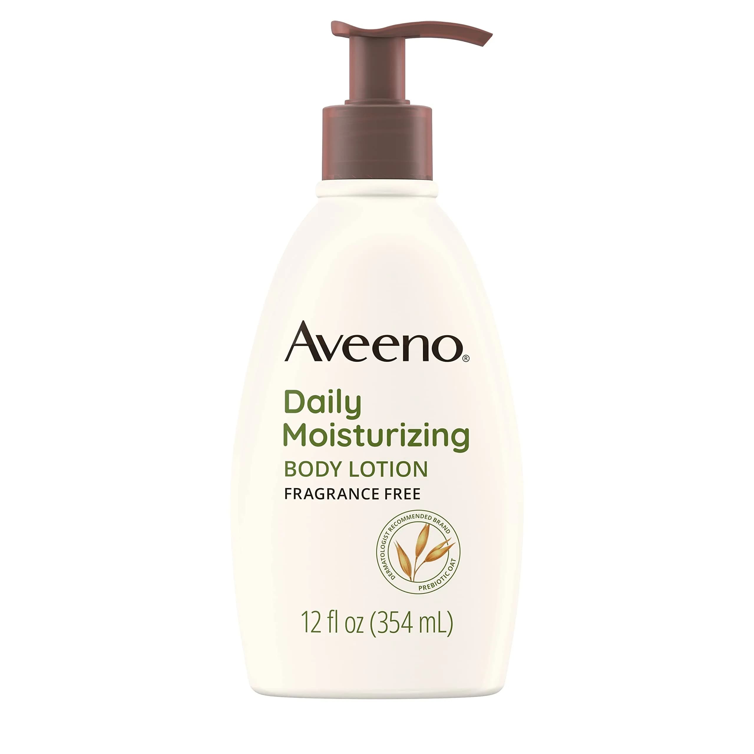 Aveeno Daily Moisturizing Body Lotion, Fragrance-Free, 2.5 fl. oz, 3 Pack | Supports 48-Hour Hydration & Skin Barrier — 12 Fl Oz