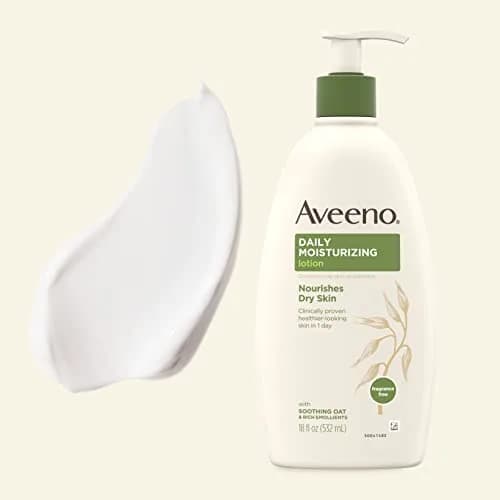 Aveeno Daily Moisturizing Body Lotion with Soothing Oat 355ml (12 Fl Oz) | Dermatologist Recommended for Dry Skin thumbnail 4