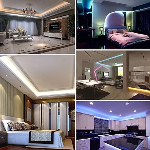 econoLED 12V RGB LED Strip Lights, 16.4ft/5m, Multi-Colors | Color Changing, Non-Waterproof thumbnail 8