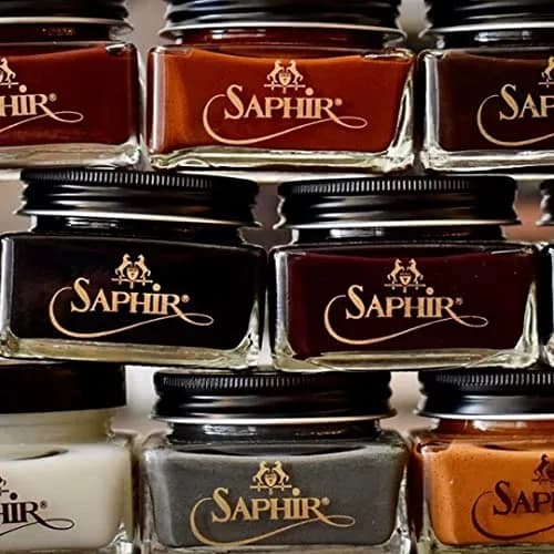 SAPHIR Pommadier Cream 75ml | Natural Leather Shoe Polish & Conditioner for Boots, Handbags - Cognac thumbnail 5