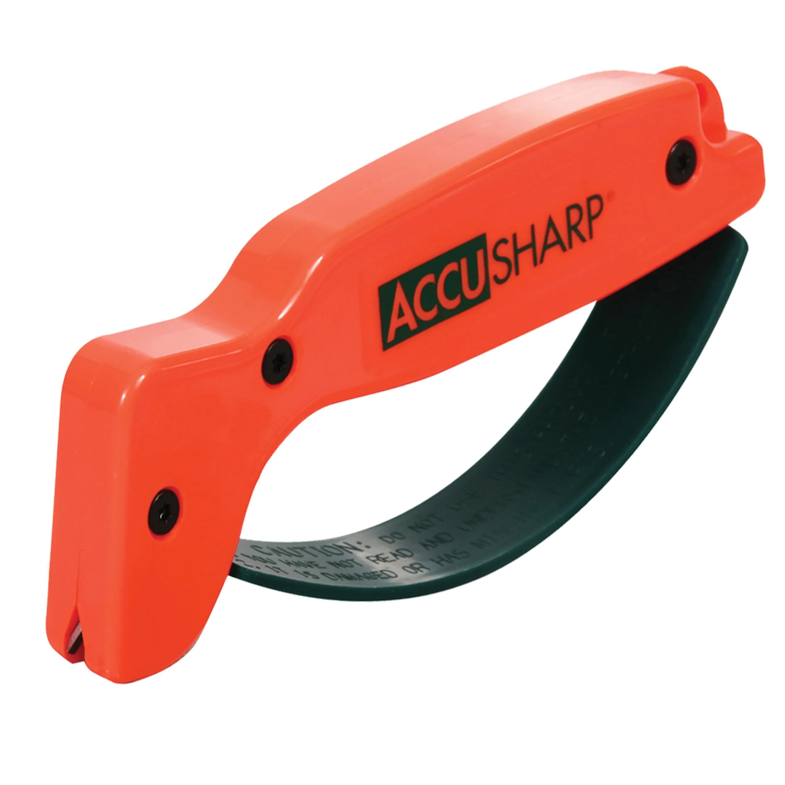 AccuSharp Knife Sharpener Blaze Orange | Sharpens Straight & Serrated Knives in 10 Seconds