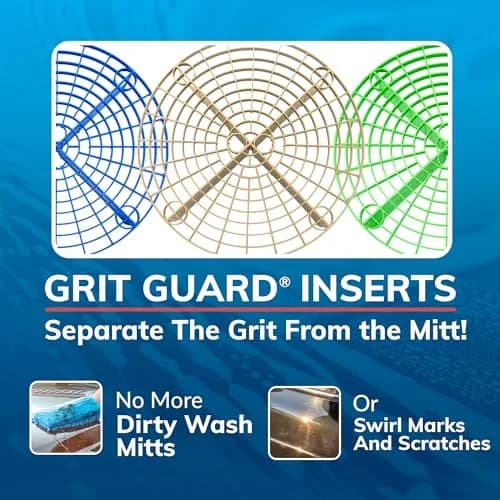 Grit Guard Silver Bucket Insert (2 Pack) | 10.5" Diameter (27.6 cm) | Prevents Scratches & Swirl Marks thumbnail 2