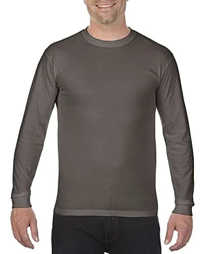 Comfort Colors Womens 6.1 Oz. Ringspun Cotton T-Shirt (6014) -Pepper -2XL | Casual, Garment-Dyed, Pre-shrunk thumbnail 3