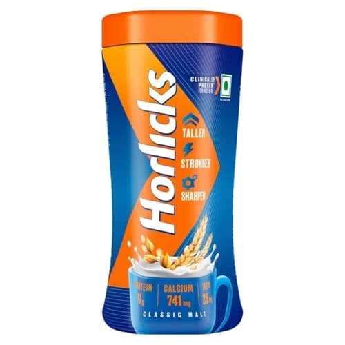 Horlicks Original Classic Malt Plain Beverage Mix 1000g (35.27oz) | Authentic USA Import for India thumbnail 1