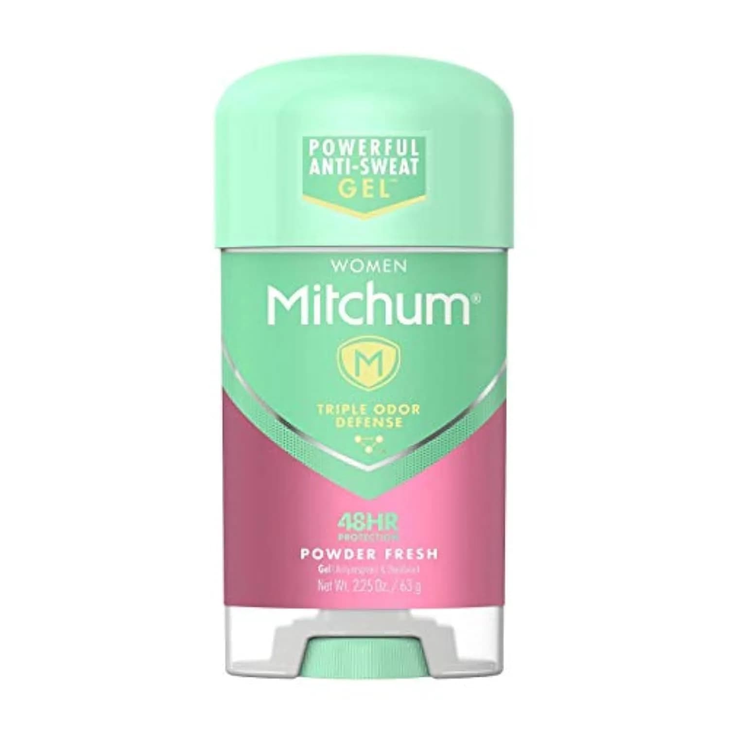 Mitchum Women's Clear Gel Antiperspirant Deodorant Shower Fresh 134ml (4.5 oz) | Triple Odor Defense — Powder Fresh