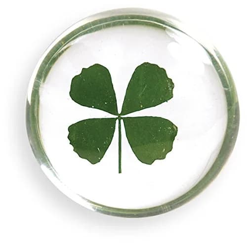 AngelStar Clover Stone 1 1/4" | Natural Irish Luck Gift thumbnail 2