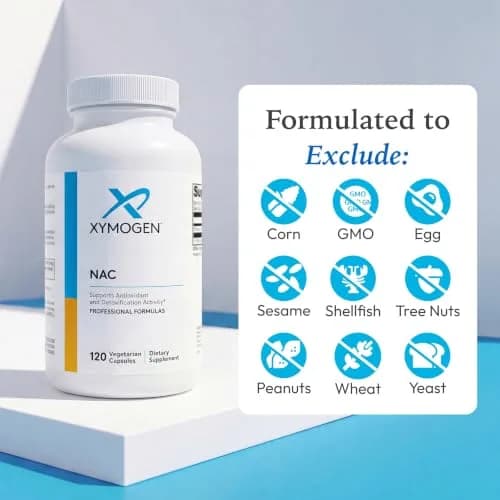 XYMOGEN NAC 120 Capsules | 1200 mg N-Acetyl-L-Cysteine for Antioxidant Support thumbnail 6