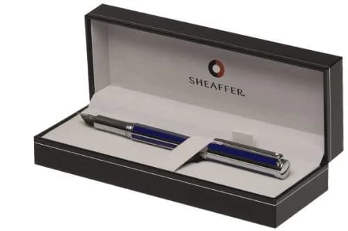 Sheaffer Intensity Ultramarine Striped Fountain Pen Medium Nib 0.5mm | Smooth Ink Flow thumbnail 3
