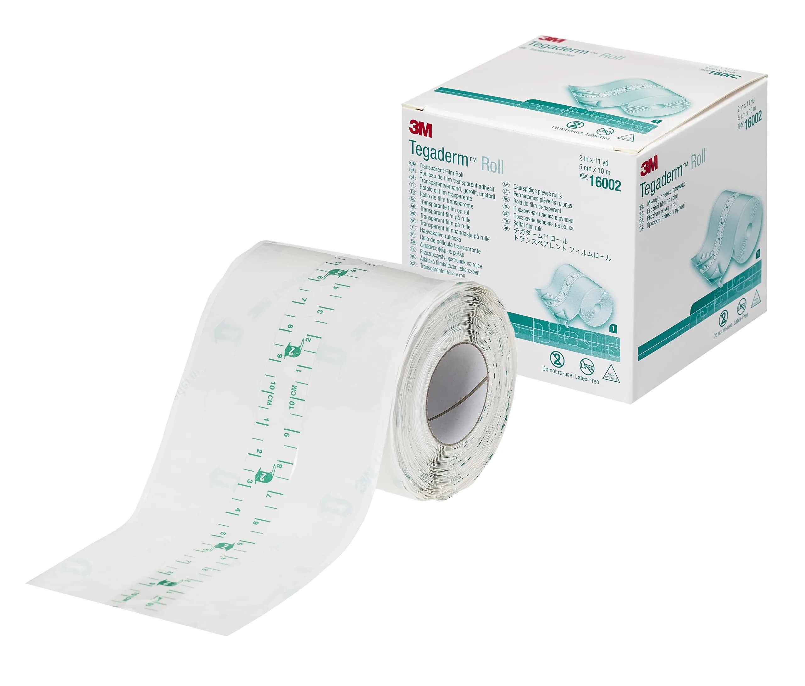 Tegaderm Transparent Film Roll 5CM x 10M Waterproof Bacterial Barrier for Medical Fixation - main product image