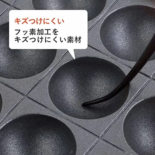 Shimomura Planning Takoyaki Picks Set of 2 | Scratch-Resistant Nylon Resin for Hot Plates & Cooking thumbnail 3
