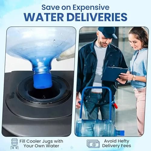 Water Bargain 3 & 5 Gallon Water Jug Caps - 10 Pack, USA Made | Spill-Proof, Airtight, Reusable thumbnail 8