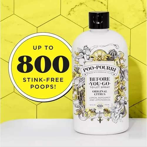Poo-Pourri Before-You-Go Toilet Spray Refill, Original Citrus 473ml (16 Fl Oz) | Traps Odor Before It Begins thumbnail 6