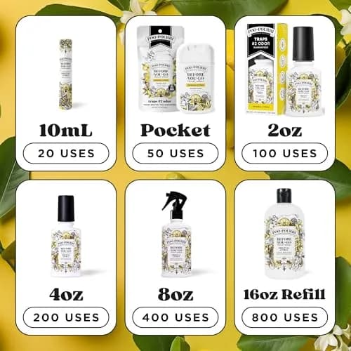 Poo-Pourri Before-You-Go Toilet Spray Refill, Original Citrus 473ml (16 Fl Oz) | Traps Odor Before It Begins thumbnail 8