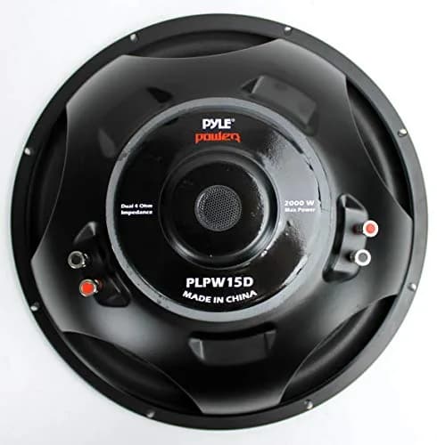 Pyle PLPW15D 15-Inch Component Subwoofer 37.5cm (15 inch) | 2000 Watt Peak Power, Dual Voice Coil thumbnail 5