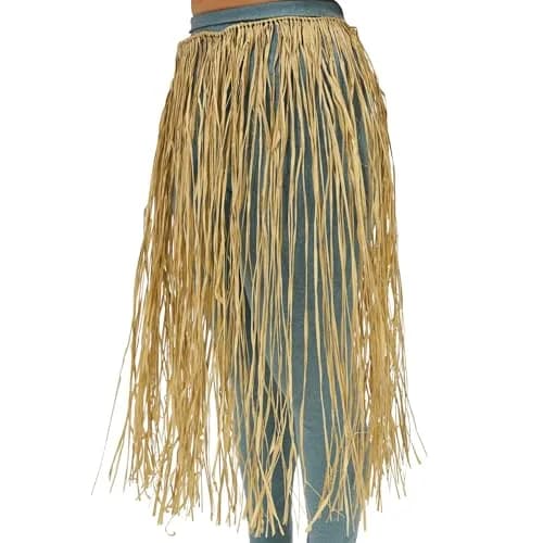 Beistle King Size Raffia Hula Skirt (natural) Party Accessory | Luau Costume thumbnail 2