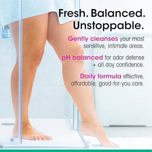 vH essentials pH Balanced Daily Feminine Wash 177ml (6 Fl Oz) | Gentle Cleansing with Tea Tree Oil & Prebiotics thumbnail 4