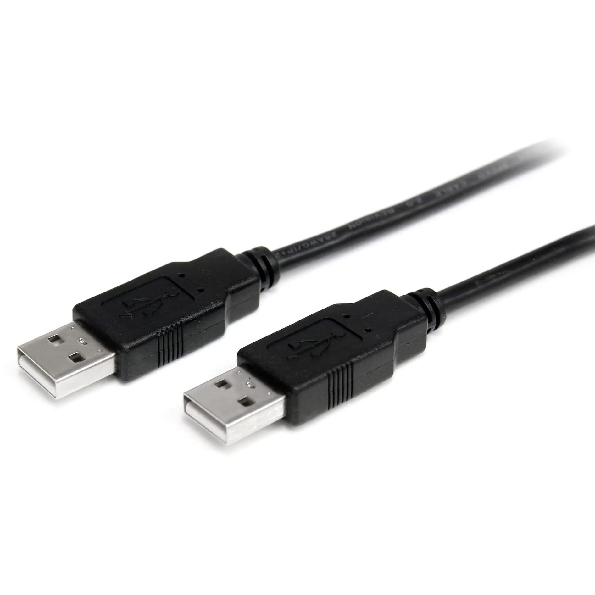 StarTech 2m USB 2.0 USB-A to USB-A Cable, Male to Male | 6.6 ft, Supports USB 2.0 up to 480 Mbps - main product image