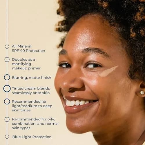 CoTZ Face Prime & Protect Tinted Mineral Sunscreen SPF 40 42.5 g (1.5 oz) | Broad Spectrum UVA/UVB Protection thumbnail 4