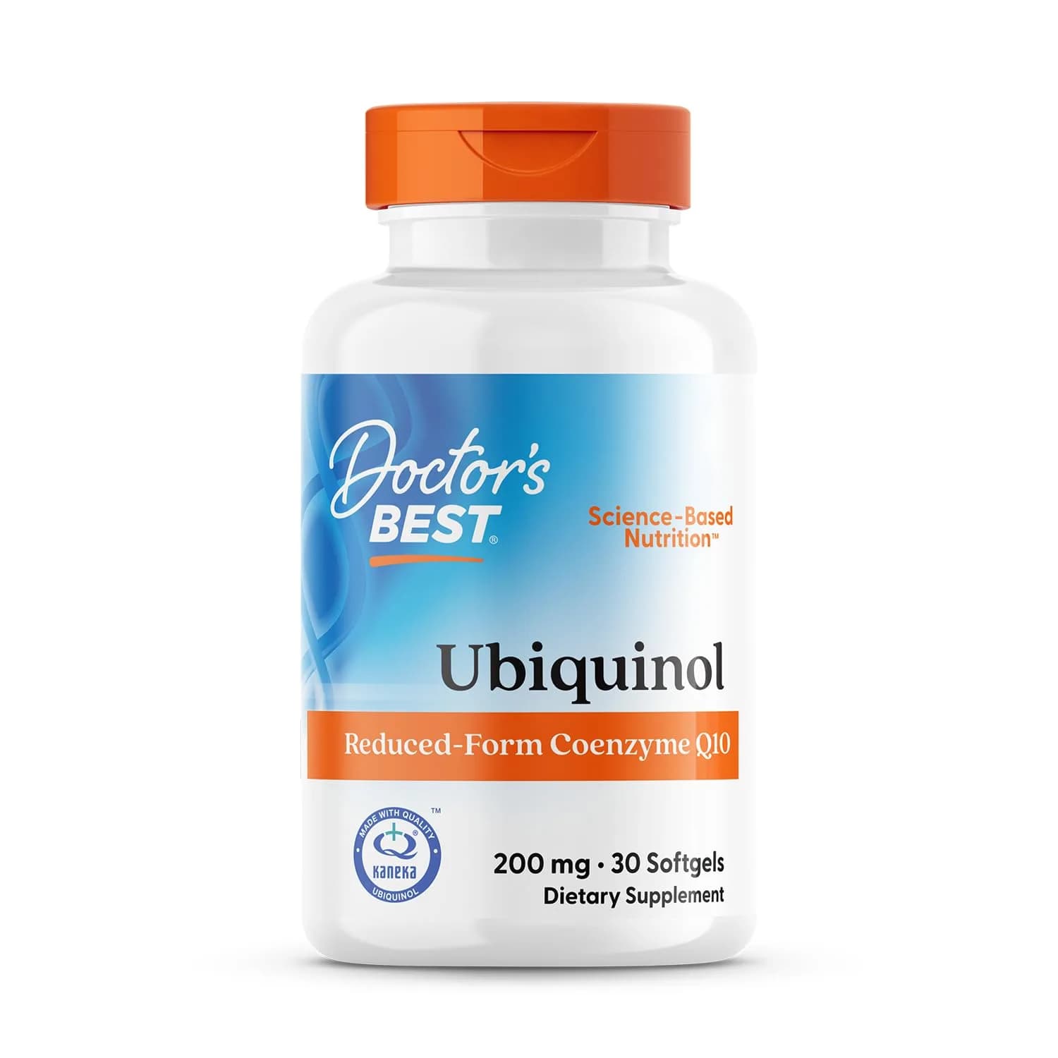 Doctor's BEST Kaneka Ubiquinol 200 mg Softgels (30 Count) — No Color