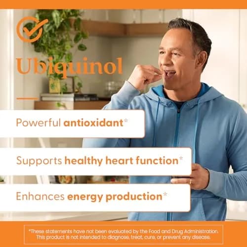 Doctor's BEST Kaneka Ubiquinol 200 mg Softgels (30 Count) thumbnail 4